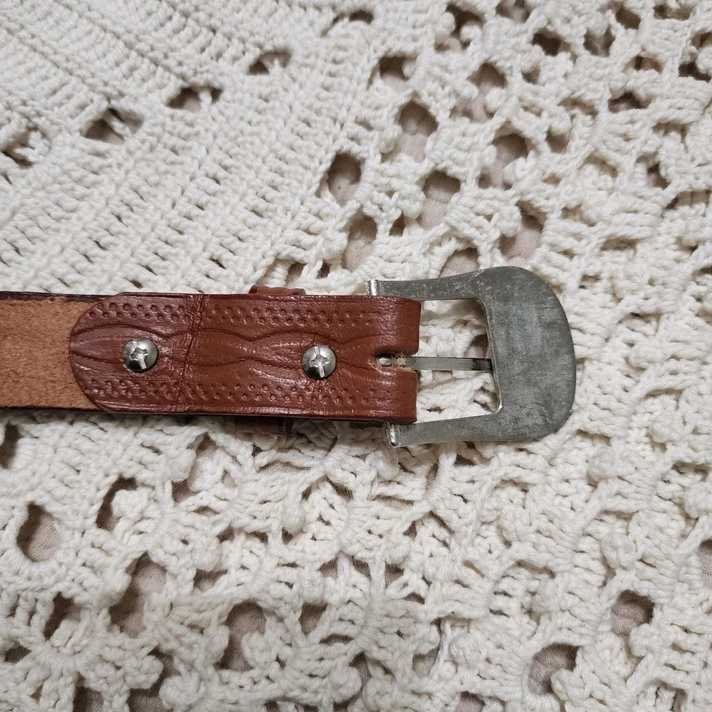 Handmade Beaded Genuine Belt Made In India Size 38‎ Boho Hippie Western